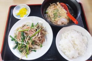 蜀香苑レバニラ定食