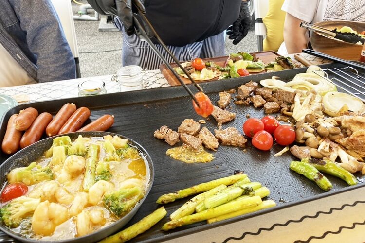 タコスでBBQお好み