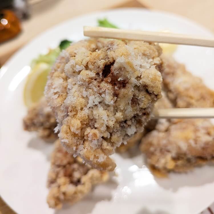 Kitchenメグリアイ唐揚げアップ