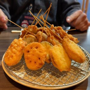 串揚げあき出来上がり