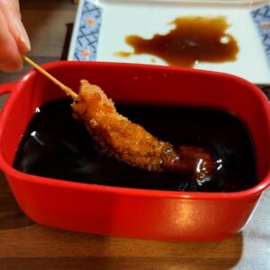 串揚げあき二度づけもOK