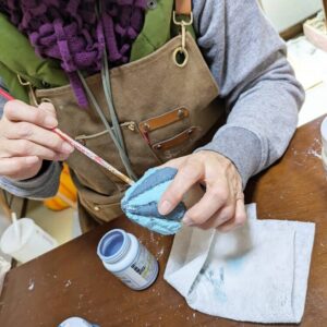 BOONモルタル造形色塗り手直し