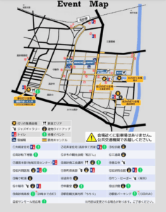 万灯祭2025イベントマップ