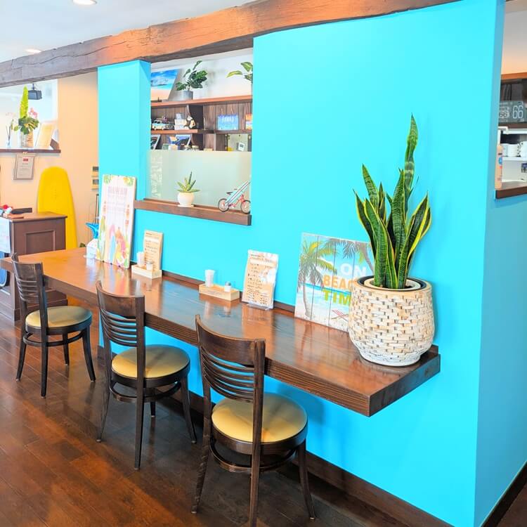 cafemahaloカウンター