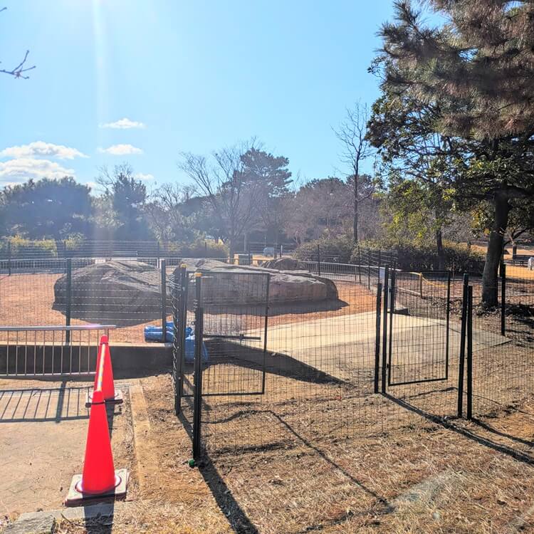 向島公園ミニドッグラン柵