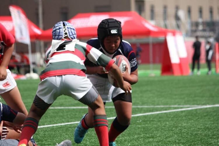 高砂ラグビースクールタックル