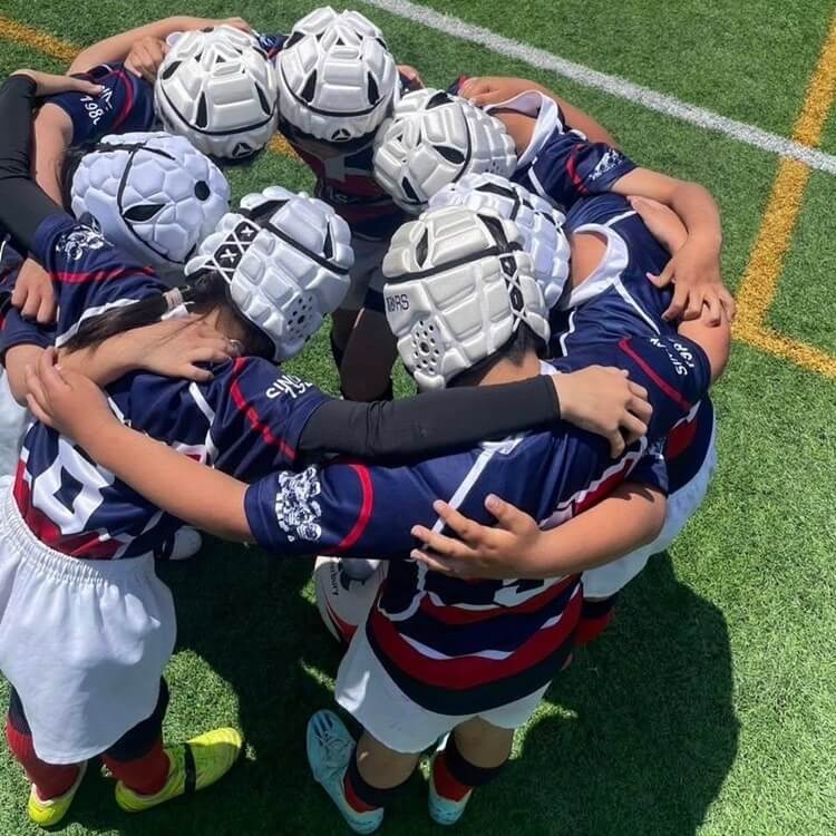 高砂ラグビースクール円陣