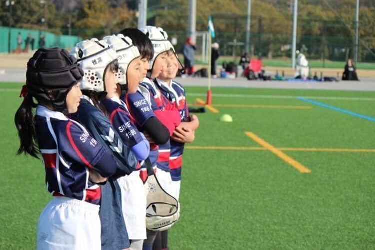 高砂ラグビースクール腕組み