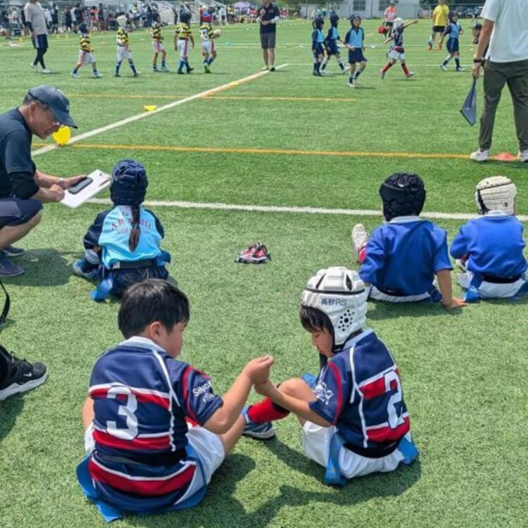 高砂ラグビースクール休憩
