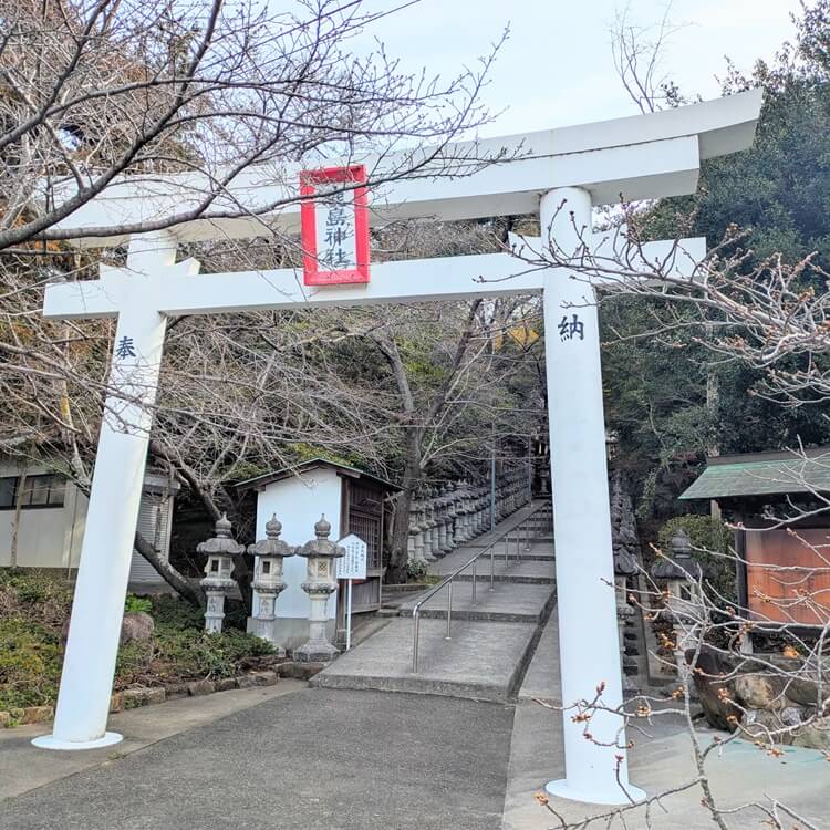 ため池お花見ウォーキング北山鹿島神社
