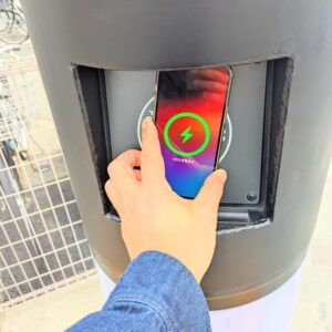 JR曽根駅スマートボールスマホ充電