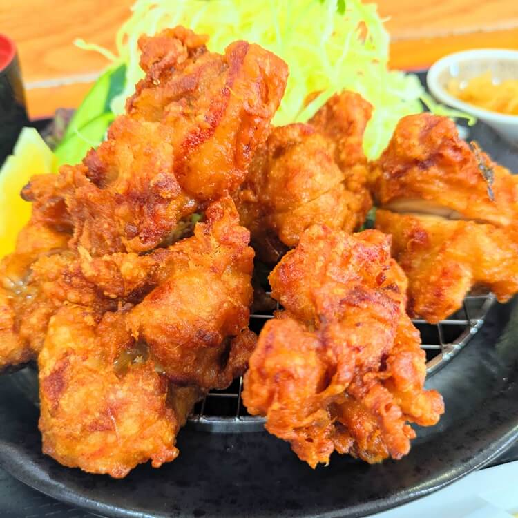 定食屋さん。からあげ