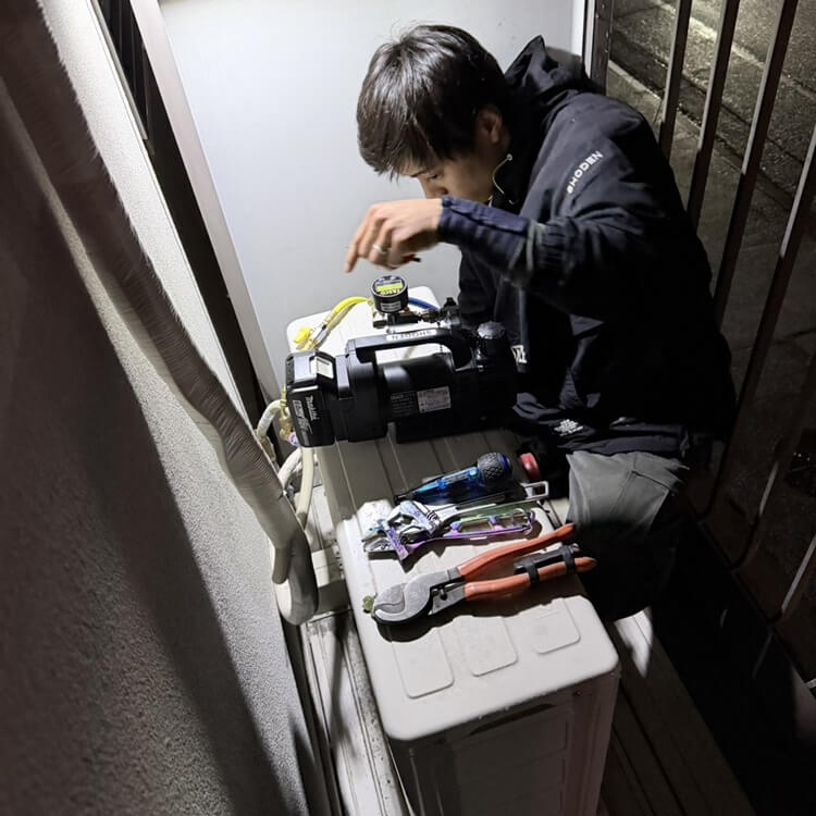 SHODENエアコン室外機