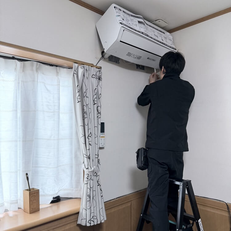 SHODENエアコン取付工事