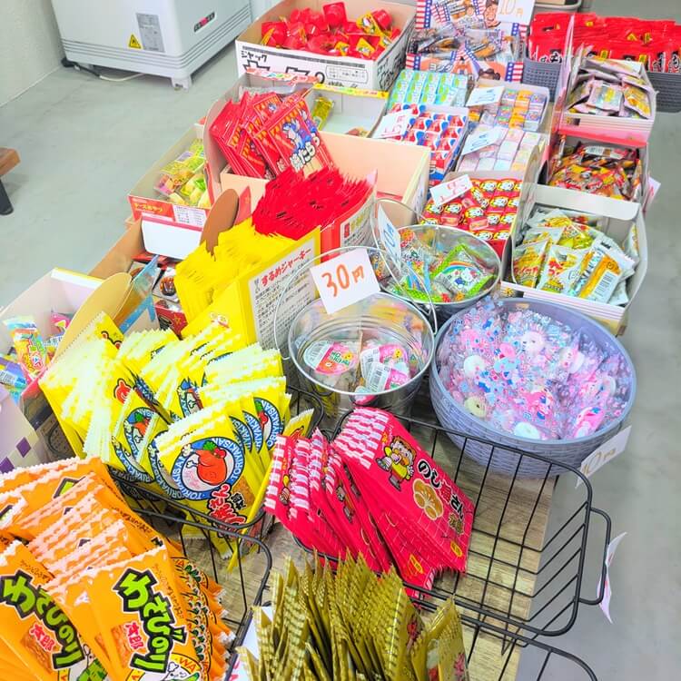 NICO屋駄菓子陳列