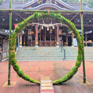 鹿嶋神社輪ぬけ祭茅の輪