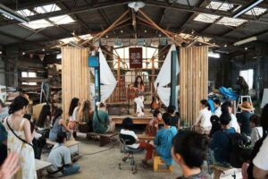 壁マルシェ前回の様子ライブ