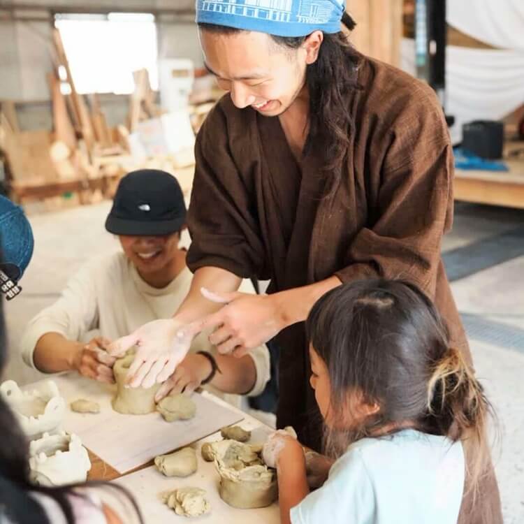 壁マルシェ前回の様子ワークショップ