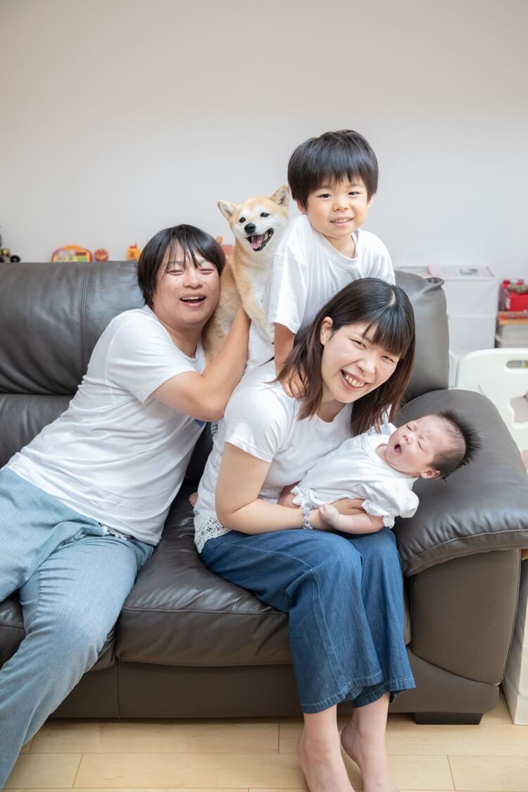 くろだえり個展家族フォト1